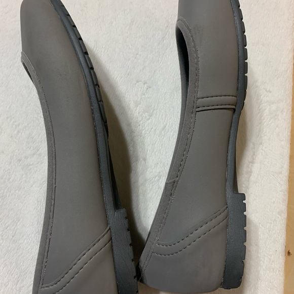 🦋 Crocs Women’s Marin Colorlite Gray Ballet Slip On Flats Size W7. - Picture 4 of 9